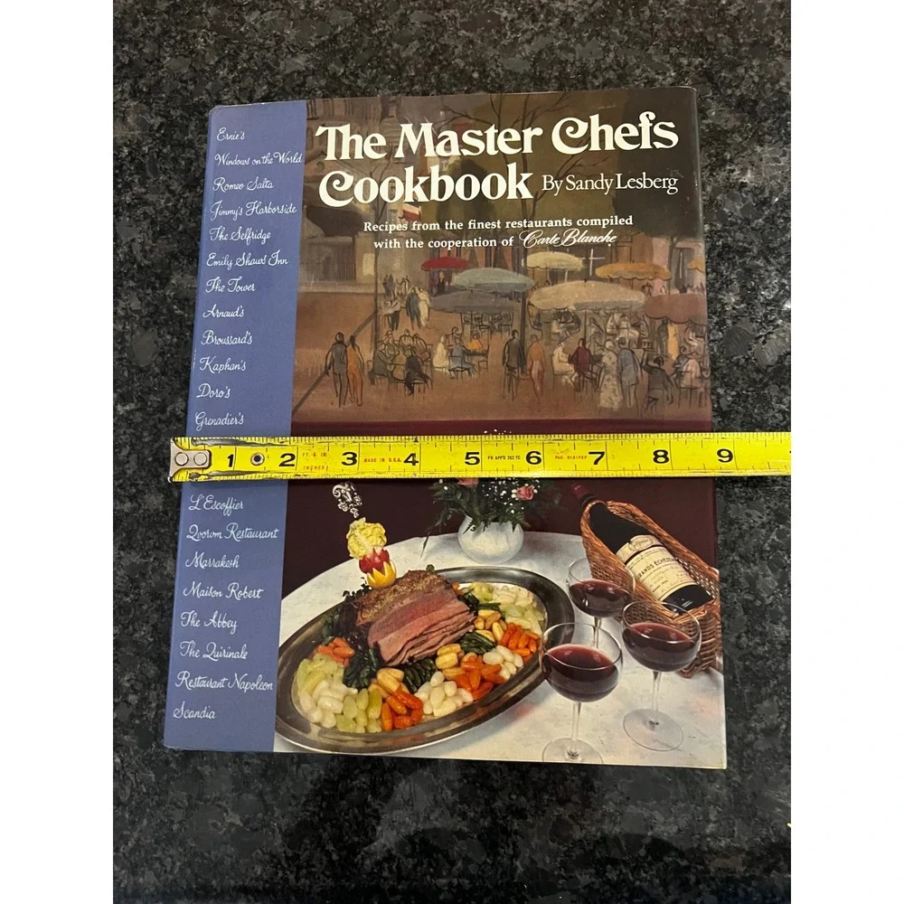 The Master Chefs Cookbook by Sandy Lesberg Vintage‎ Recipes 1980